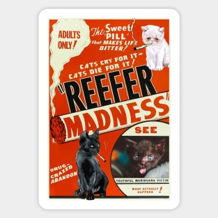 Classic MEOWvies: REEFER MADNESS Sticker